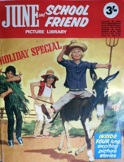 June School Friend Library Holiday Special 1970 comic cover