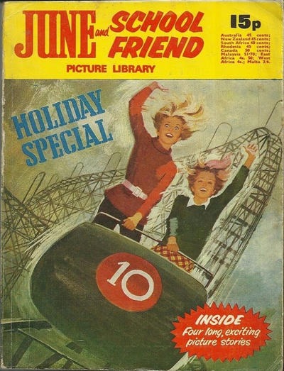 June School Friend Library Holiday Special 1971 comic cover