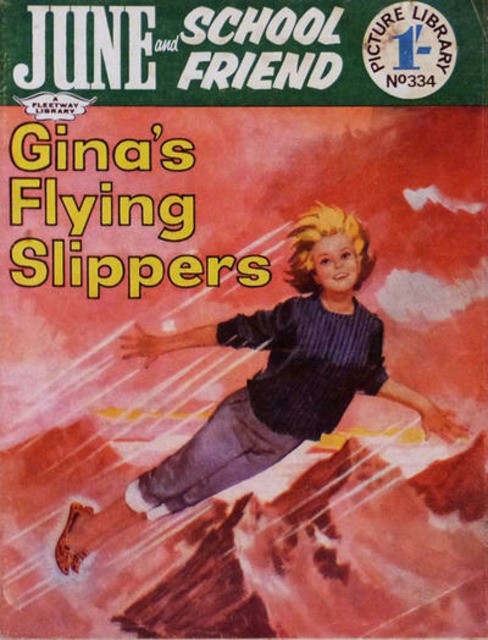 June and School Friend Picture Library #334 comic cover