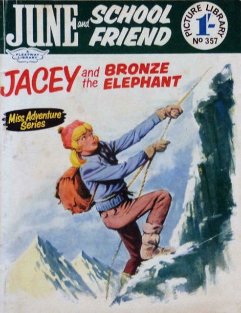 June and School Friend Picture Library #357 comic cover