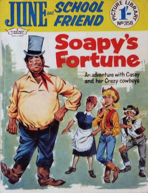 June and School Friend Picture Library #358 comic cover