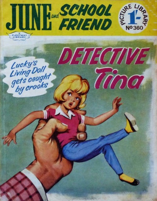 June and School Friend Picture Library #360 comic cover