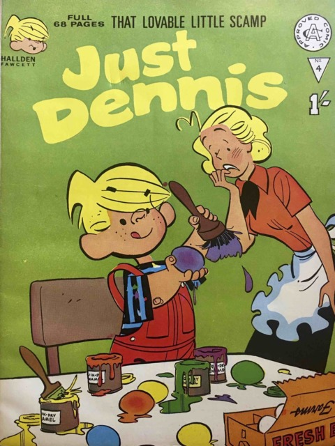 Just Dennis #4 comic cover