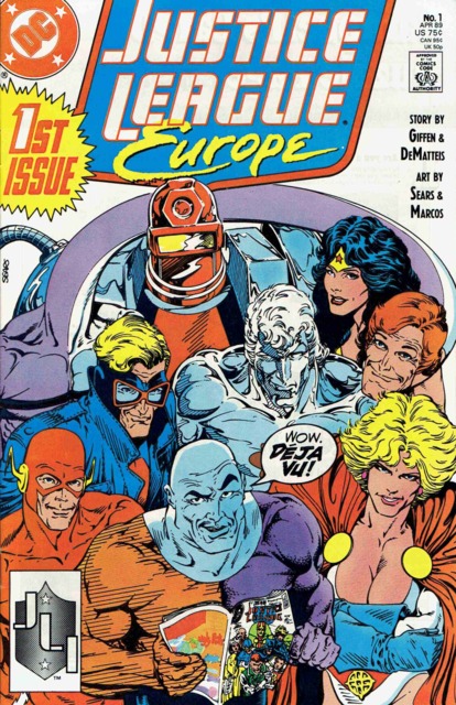Justice League Europe #1 comic cover