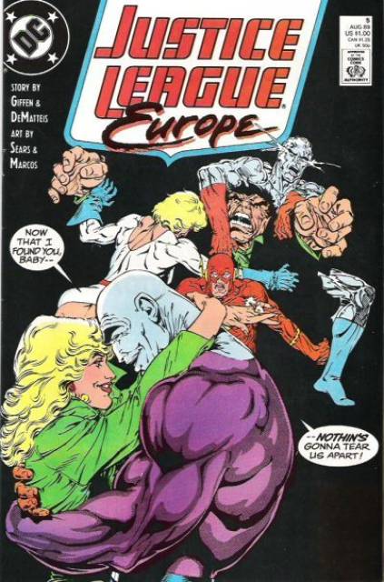 Justice League Europe #5 comic cover