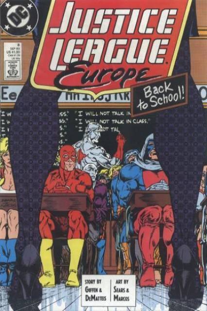 Justice League Europe #6 comic cover