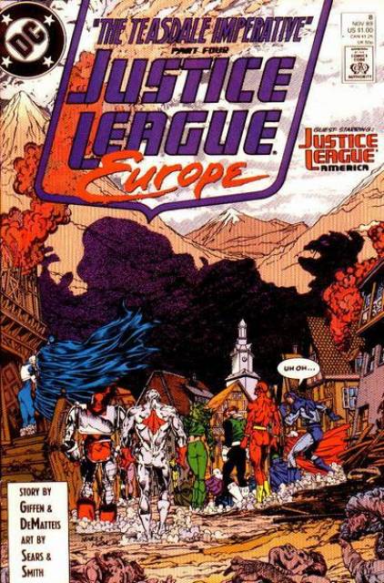 Justice League Europe #8 comic cover