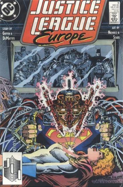 Justice League Europe #9 comic cover