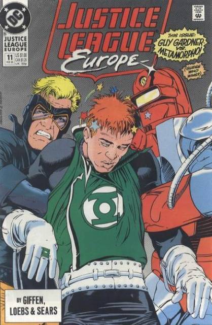 Justice League Europe #11 comic cover