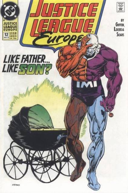 Justice League Europe #12 comic cover
