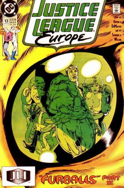 Justice League Europe #13 comic cover