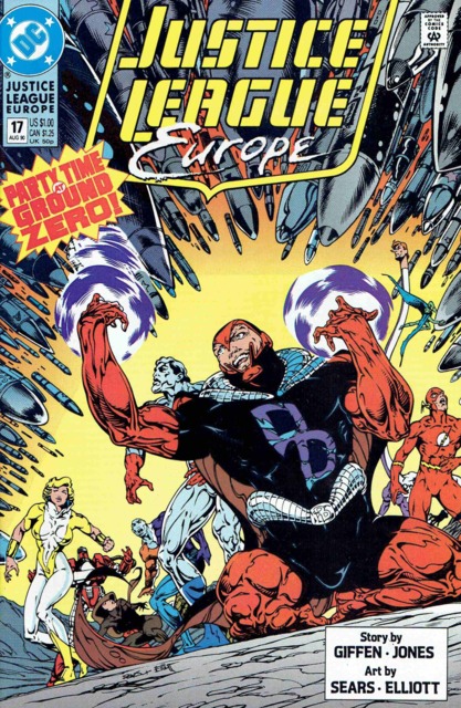Justice League Europe #17 comic cover