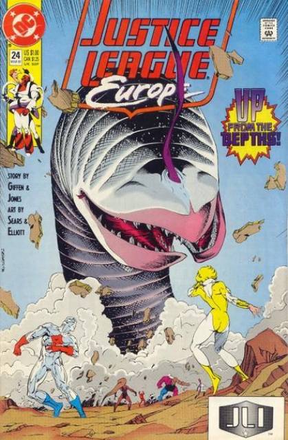 Justice League Europe #24 comic cover
