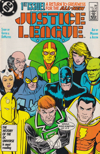 Justice League International #1 comic cover