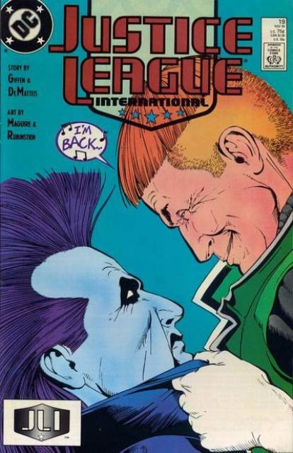 Justice League International #19 comic cover