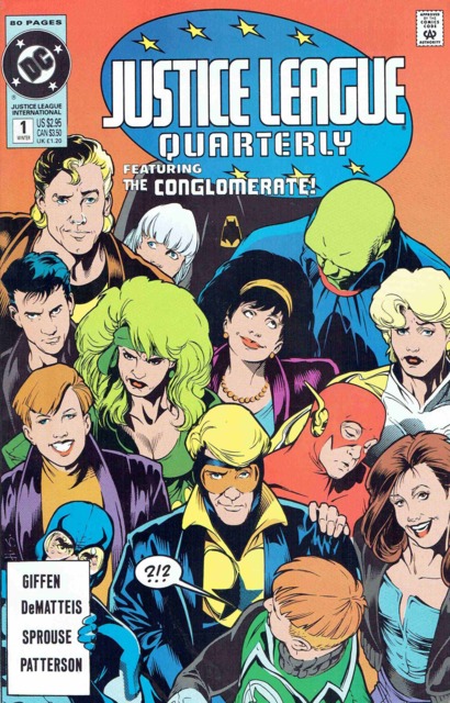 Justice League Quarterly #1 comic cover
