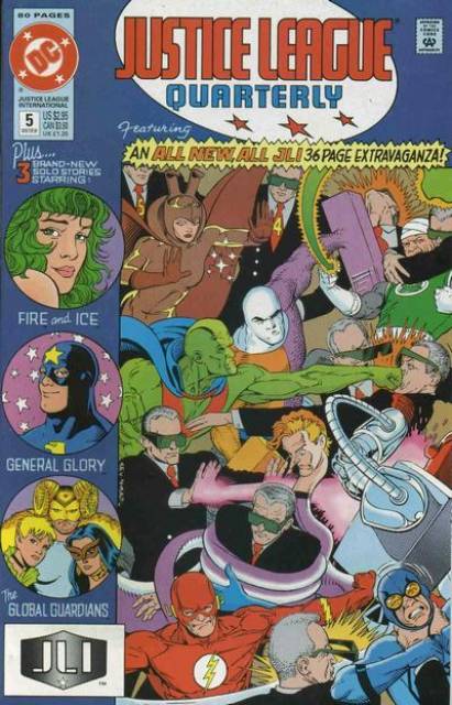 Justice League Quarterly #5 comic cover