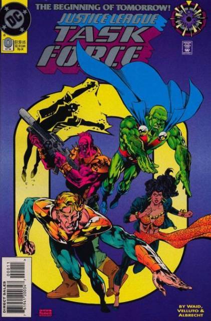 Justice League Task Force #0 comic cover