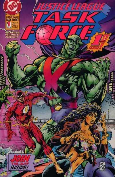 Justice League Task Force #1 comic cover