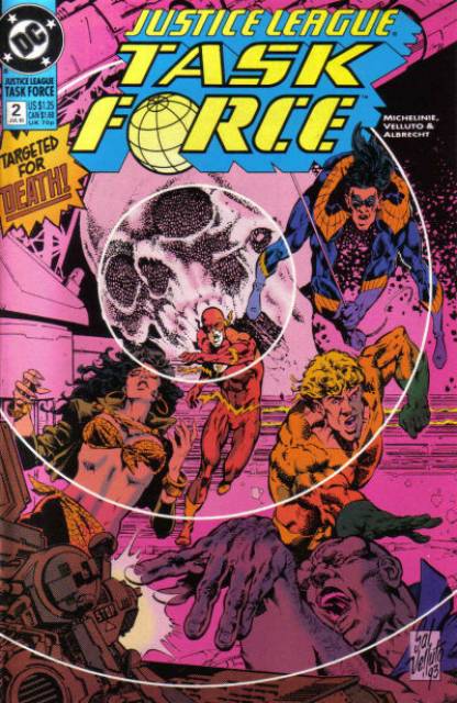 Justice League Task Force #2 comic cover