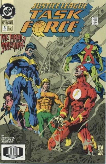 Justice League Task Force #3 comic cover