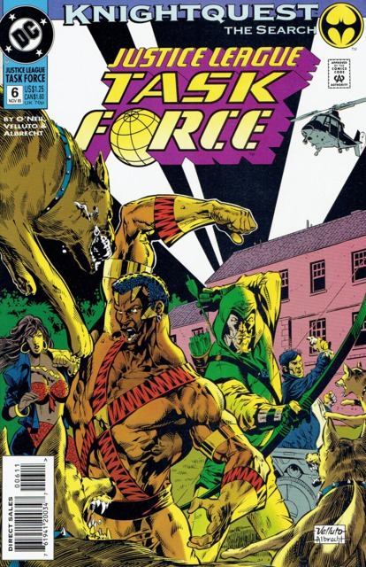 Justice League Task Force #6 comic cover