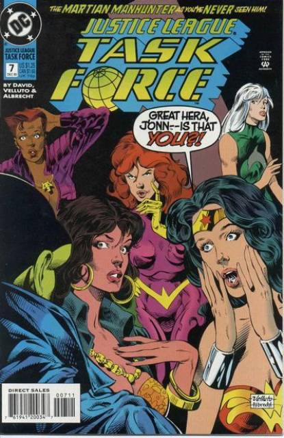 Justice League Task Force #7 comic cover