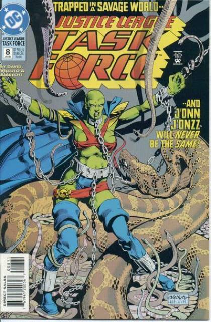 Justice League Task Force #8 comic cover
