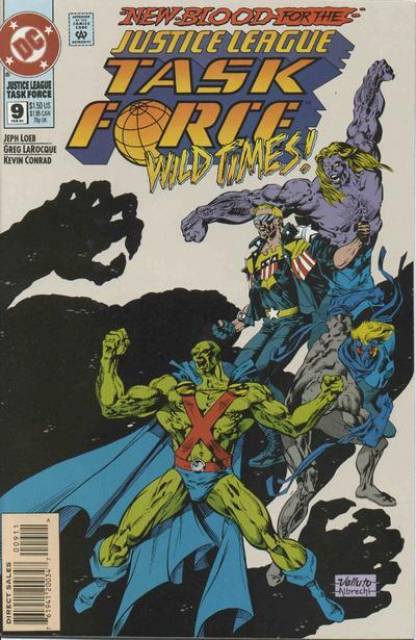 Justice League Task Force #9 comic cover