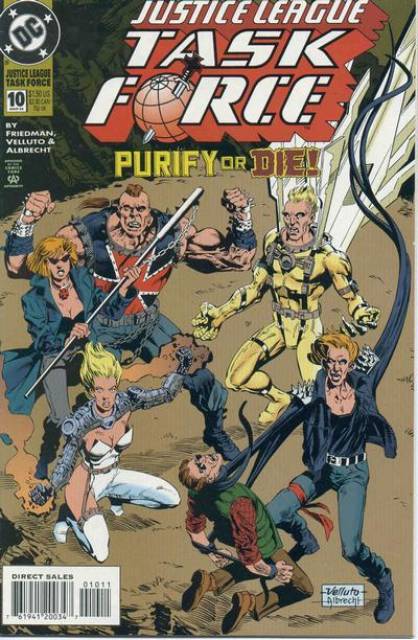 Justice League Task Force #10 comic cover