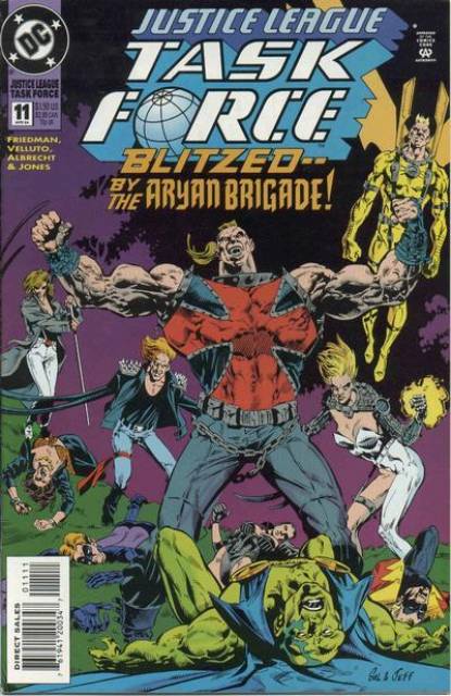 Justice League Task Force #11 comic cover