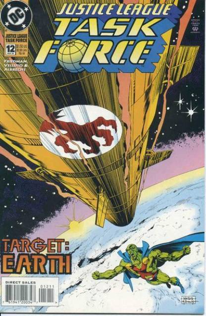 Justice League Task Force #12 comic cover