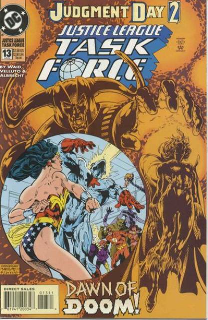 Justice League Task Force #13 comic cover