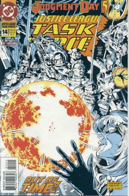 Justice League Task Force #14 comic cover