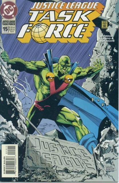 Justice League Task Force #15 comic cover
