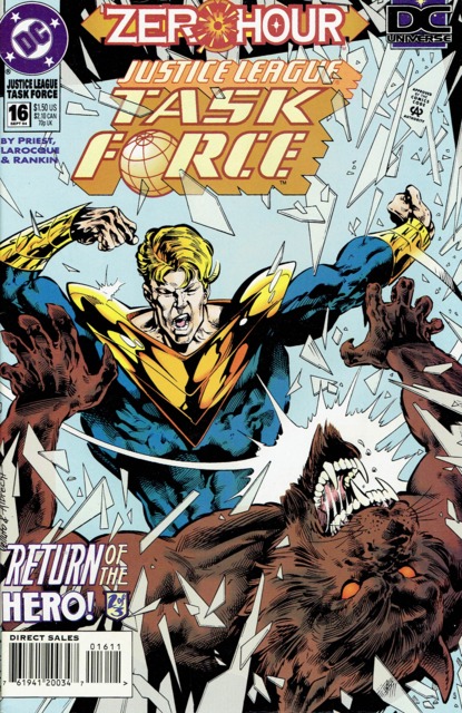 Justice League Task Force #16 comic cover