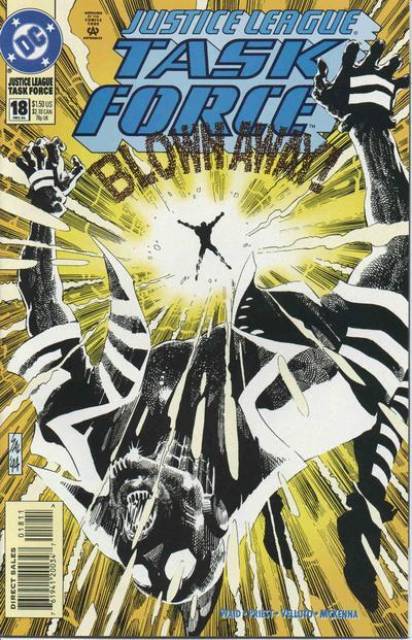 Justice League Task Force #18 comic cover