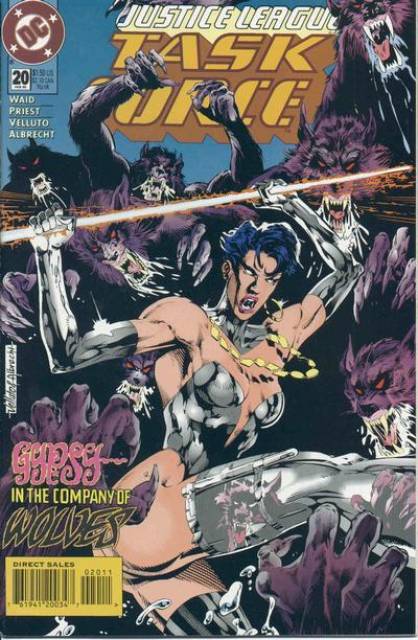 Justice League Task Force #20 comic cover