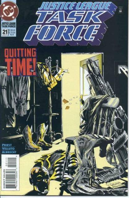 Justice League Task Force #21 comic cover