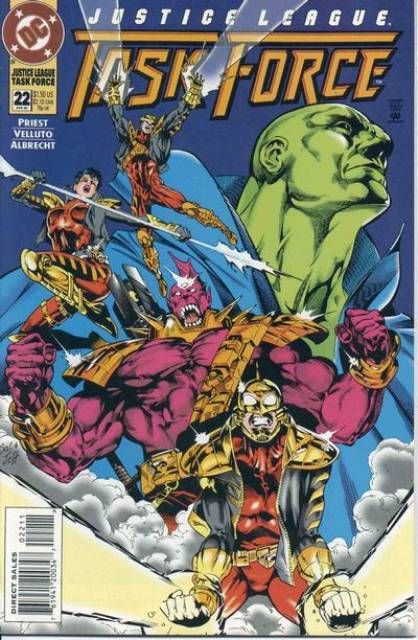 Justice League Task Force #22 comic cover