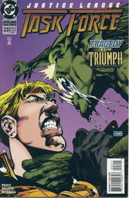 Justice League Task Force #23 comic cover