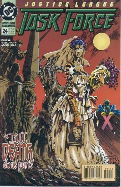 Justice League Task Force #24 comic cover