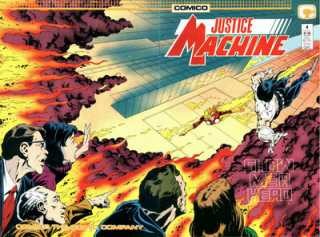 Justice Machine #4 comic cover