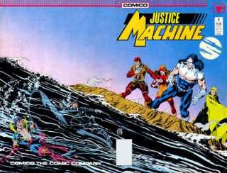 Justice Machine #5 comic cover