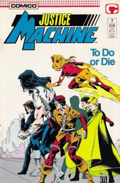 Justice Machine #7 comic cover