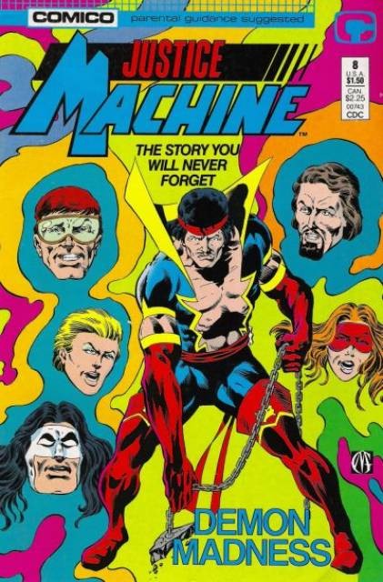 Justice Machine #8 comic cover
