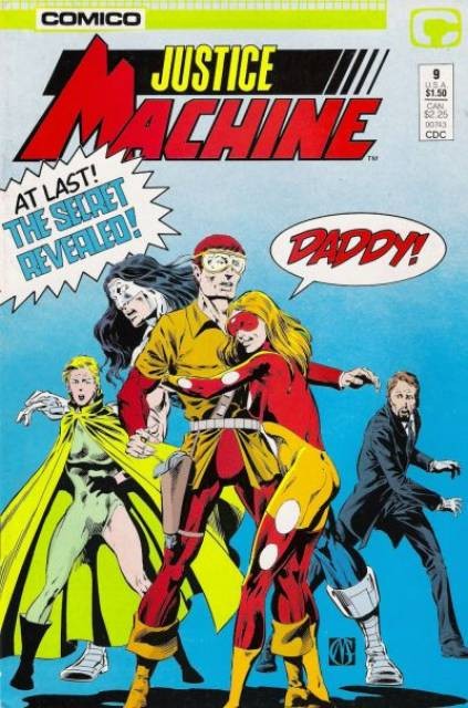 Justice Machine #9 comic cover