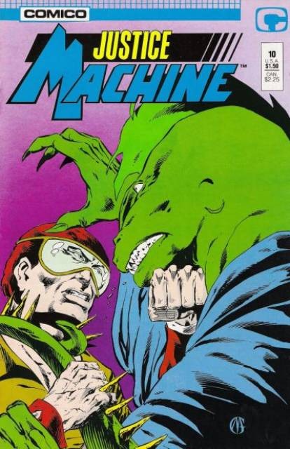 Justice Machine #10 comic cover