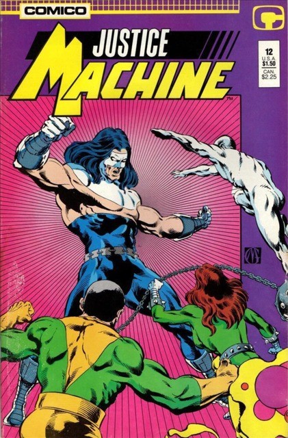 Justice Machine #12 comic cover