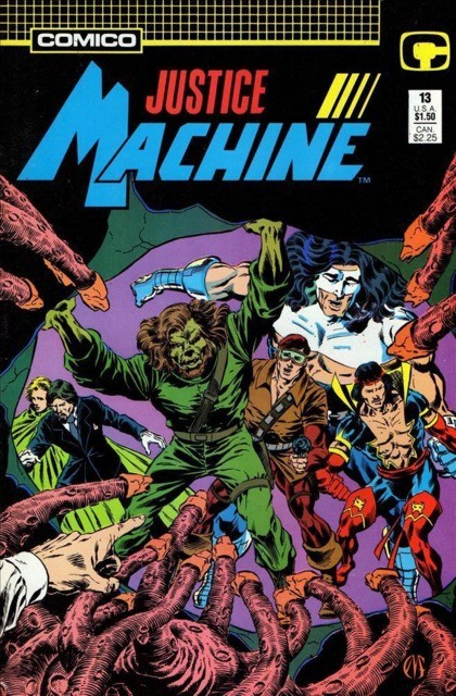 Justice Machine #13 comic cover